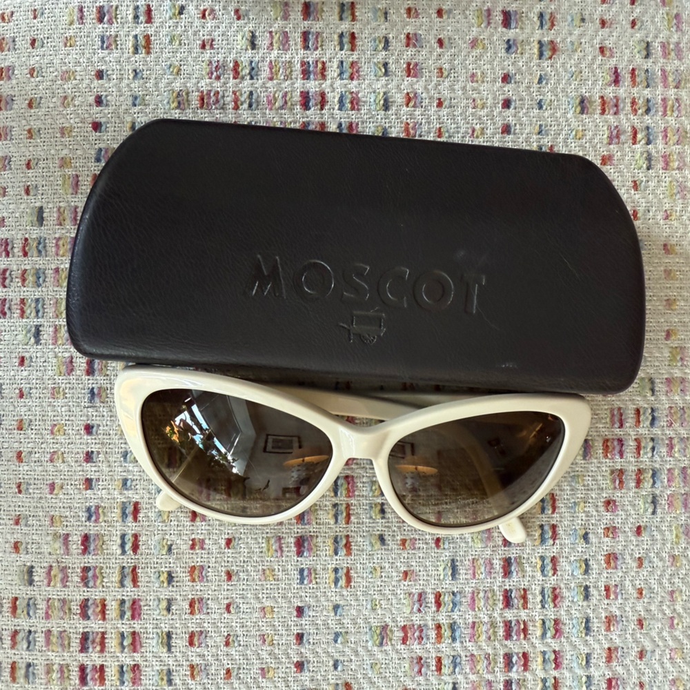 Moscot Cream Cat-Eye Sunglasses